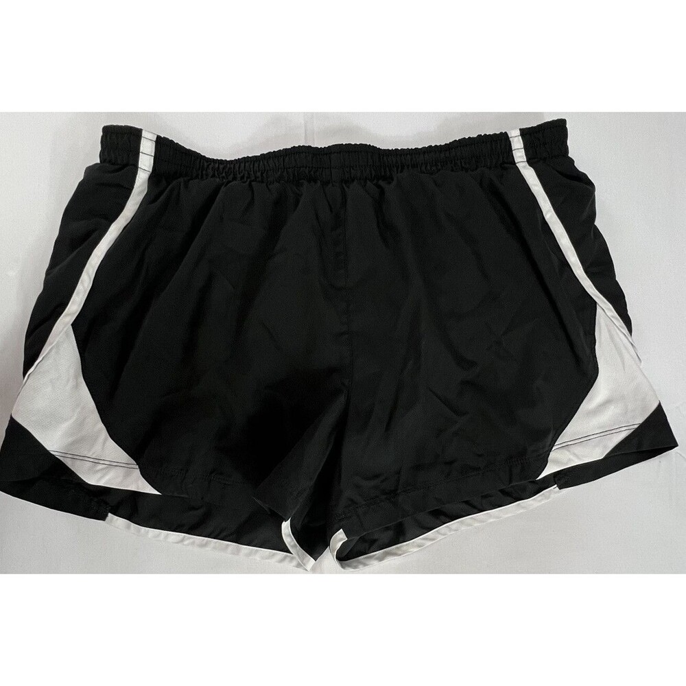 Nike Performance Womens Black Drawstring Athletic Lined Running Shorts Size XL